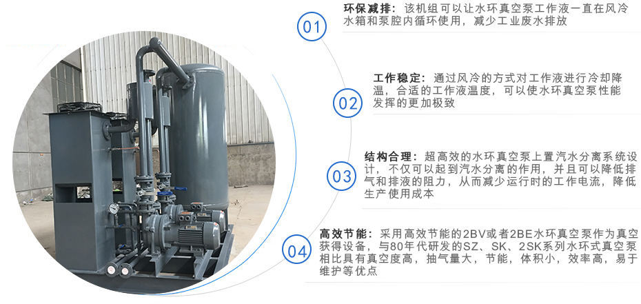 FY系列風冷式水環(huán)真空泵機組